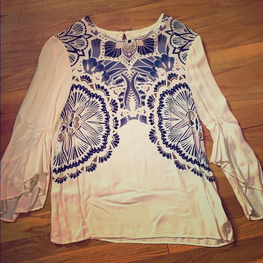 Patterned Blouse